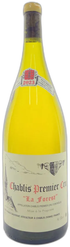vue du vin Chablis Premier Cru la Forest