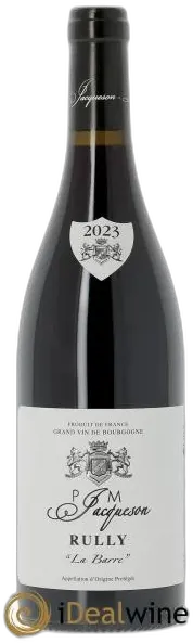 photo du vin Rully "la Barre"