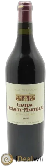 image du vin Chateau "Lespault Martillac" Pessac-Leognan Rouge Pessac-Léognan
