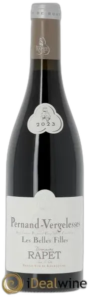 illustration du vin Pernand-Vergelesses Belles Filles Rouge Domaine Rapet Père et Fils