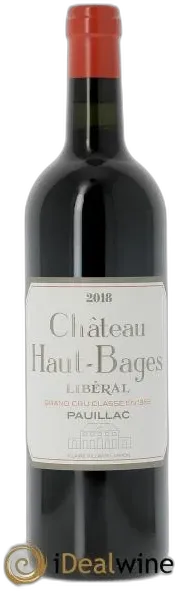 photo du vin Château Haut-Bages Libéral