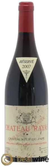 photo du vin Château Rayas