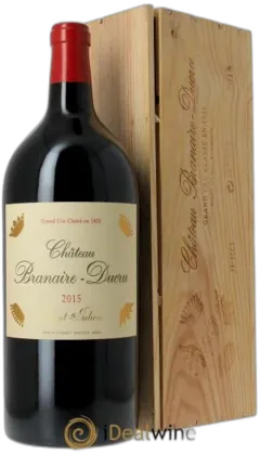 vue du vin Château Branaire Ducru 2010