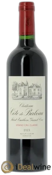 vue du vin Château Cote de Baleau