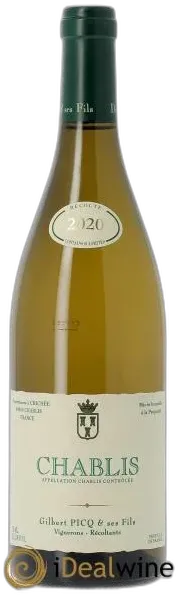 illustration du vin Chablis Gilbert Picq et Fils