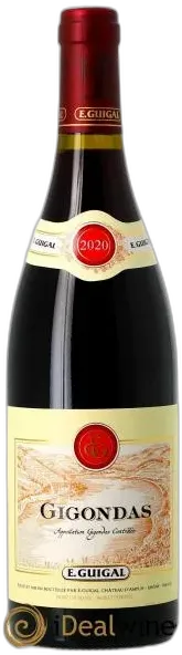 vue du vin Gigondas E. Guigal