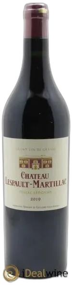 image du vin Chateau "Lespault Martillac" Pessac-Leognan Rouge Pessac-Léognan