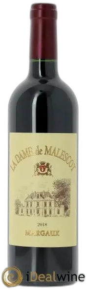 photo du vin La Dame de Malescot