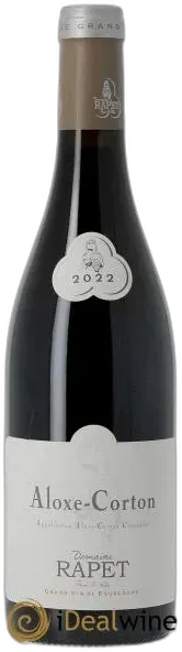 image du vin Aloxe Corton Rouge Rapet Pere et Fils