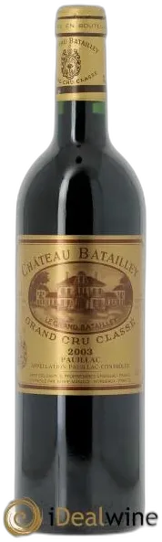 image du vin Château Batailley Rouge