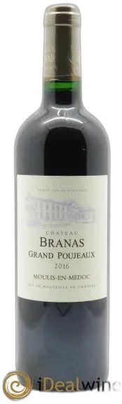 illustration du vin Château Branas Grand Poujeaux 2020