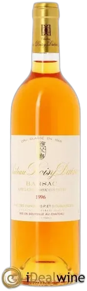 image du vin Château Doisy-Daëne Barsac Blanc 2022