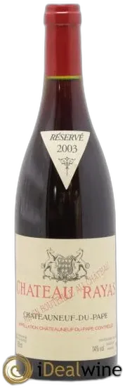 photo du vin Château Rayas