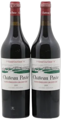 vue du vin Chateau Pavie