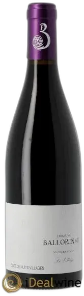 photo du vin Domaine Ballorin & F, le Village