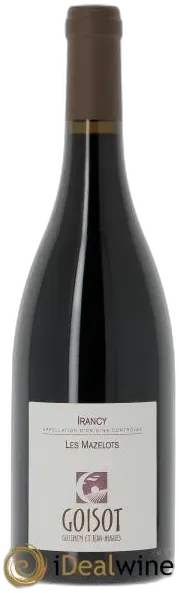 image du vin Irancy les Mazelots