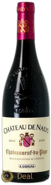 photo du vin Saintes Pierres de Nalys Rouge Château de Nalys E. Guigal