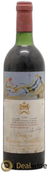 photo du vin Chateau Mouton Rothschild