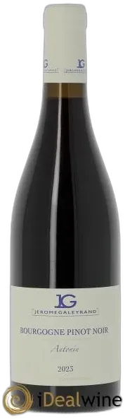 photo du vin Bourgogne Pinot Noir Antonin Jérôme Galeyrand
