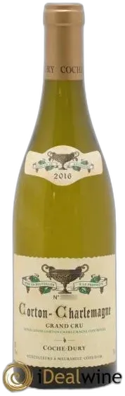 vue du vin Corton Charlemagne Coche Dury