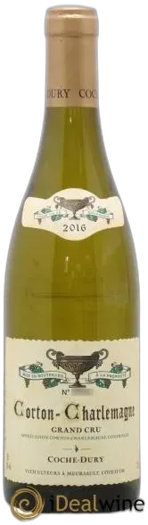 vue du vin Corton Charlemagne Coche Dury