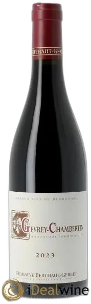 aperçu du vin Berthaut Gerbet Gevrey Chambertin