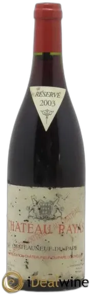 photo du vin Château Rayas
