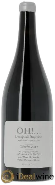 illustration du vin Yann Bertrand, Beaujolais "oh!"