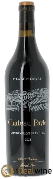 vue du vin Chateau Pavie