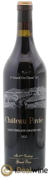 vue du vin Chateau Pavie