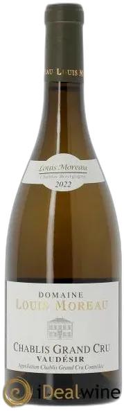 image du vin Chablis Aoc Grand Cru Vaudésir Louis Moreau