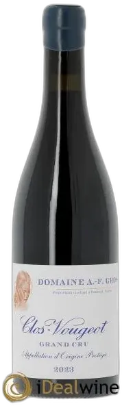 image du vin Clos de Vougeot Grand Cru Domaine a F. Gros