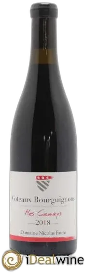 photo du vin Nicolas Faure Coteaux Bourguignon Mes Gamays