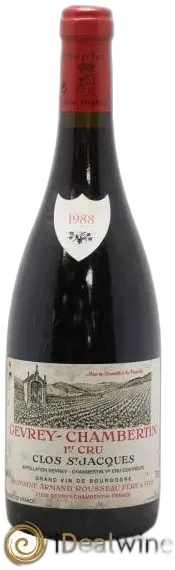 illustration du vin Clos Saint-Jacques