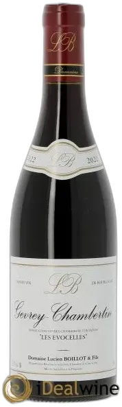 photo du vin Lucien Boillot Gevrey Chambertin les Evocelles