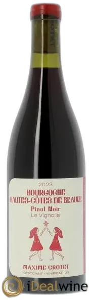 vue du vin Bourgogne Chardonnay Maxime Crotet