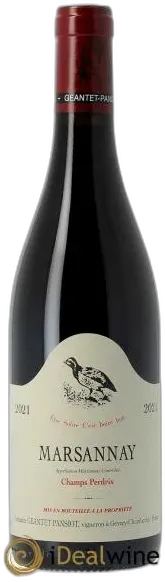 photo du vin Geantet Pansiot Marsannay "Champs Perdrix"