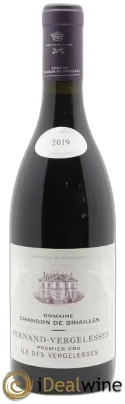 image du vin Domaine Chandon de Briailles Pernand-Vergelesses Premier Cru Île des Vergelesses
