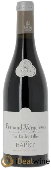 illustration du vin Pernand-Vergelesses Belles Filles Rouge Domaine Rapet Père et Fils