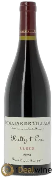 photo du vin Domaine a et P. de Villaine Rully Rouge 1er Cru Cloux