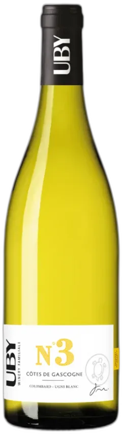 photo Uby n°3 Blanc Colombard 2023 Igp Côtes de Gascogne