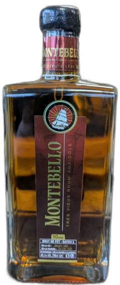 photos du vin Rhum 10 Ans Brut de Fût Montebello