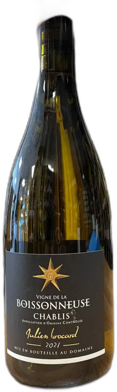 vue du vin Chablis Vigne de la Boissonneuse Domaine des 7 Lieux Julien Brocard