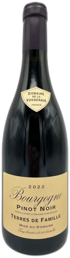 photo du vin Bourgogne Pinot Noir Domaine de la Vougeraie