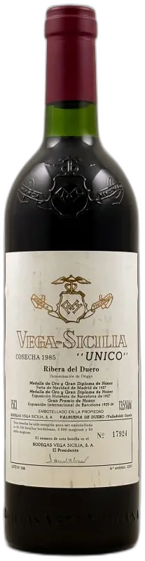 vue du vin Único Vega Sicilia