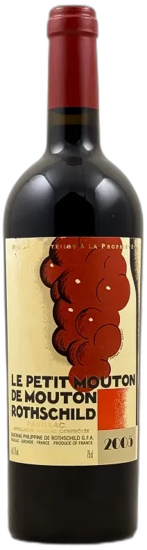 vue du vin Petit Mouton de Rothschild
