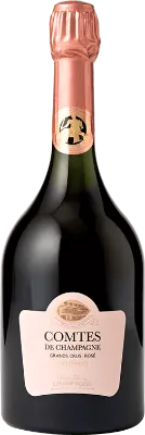 vue du vin Comtes de Taittinger Rosé