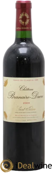 vue du vin Château Branaire Ducru 2010