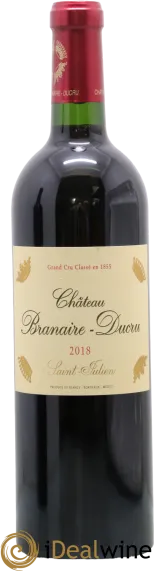 vue du vin Château Branaire Ducru 2010