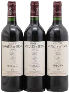 aperçu du vin Château Marquis de Terme Rouge